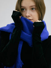 【NEW】MY BLUE WOOL MUFFLER