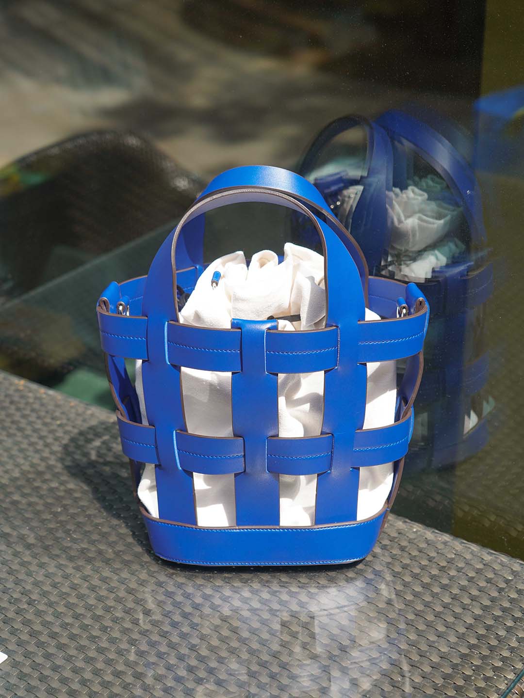 【ベストセラー】WOVEN BASKET BAG