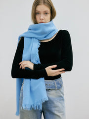 【NEW】MY BLUE WOOL MUFFLER