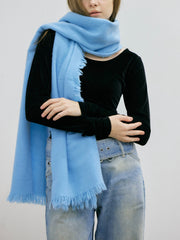 【NEW】MY BLUE WOOL MUFFLER