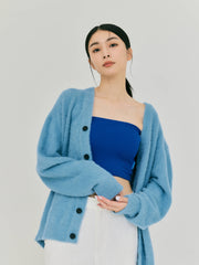 【ベストセラー】SHORT SHAGGY BIG CARDIGAN