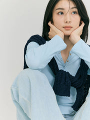 【LIGHT_残り1点】BUTTON T-SHIRT