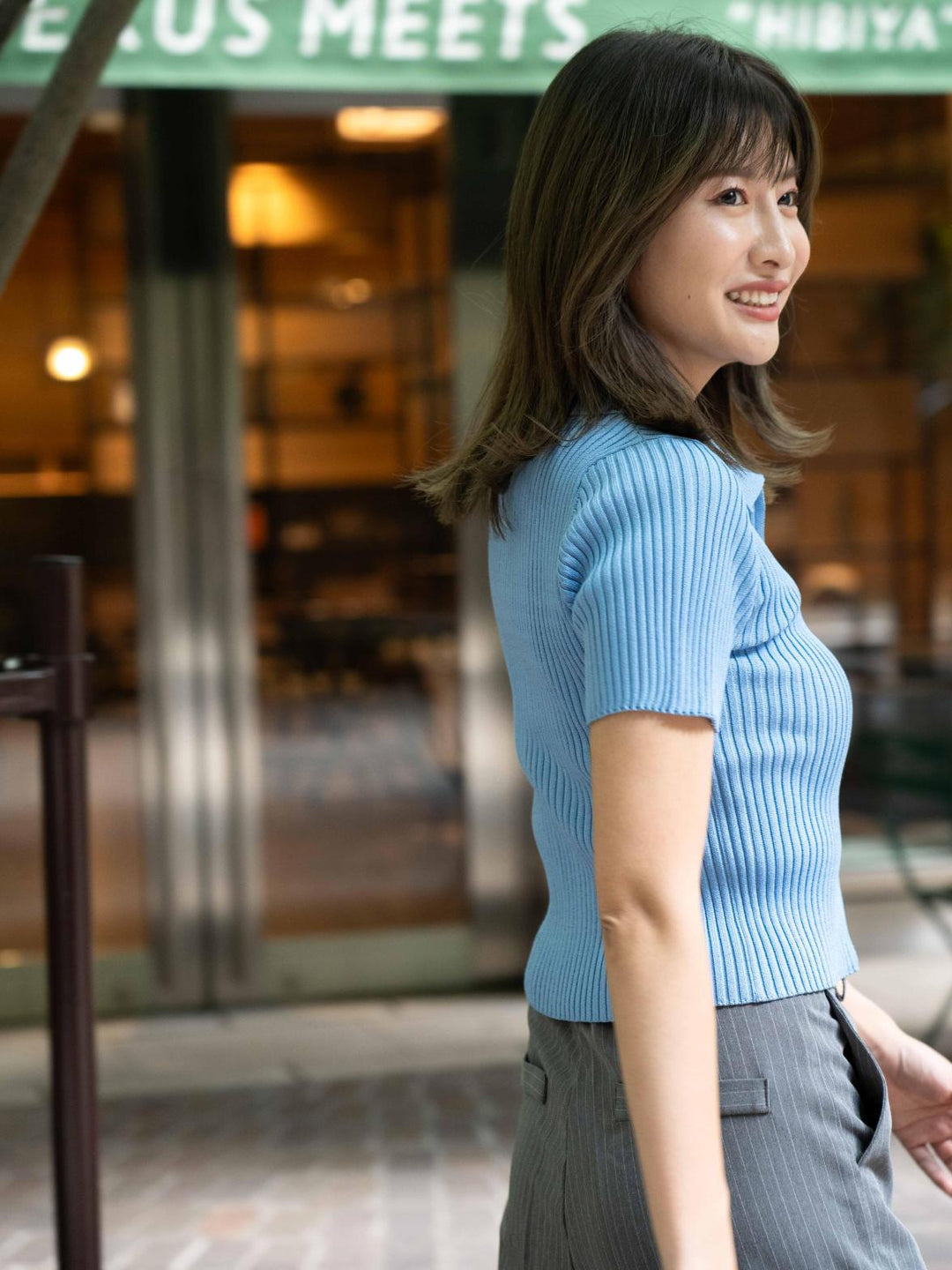 WZIP HALF KNIT – BLUE×PALANG(ブルーパラン)