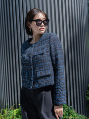 【BLACK_残り2点】TWEED BOLD JACKET（2color）