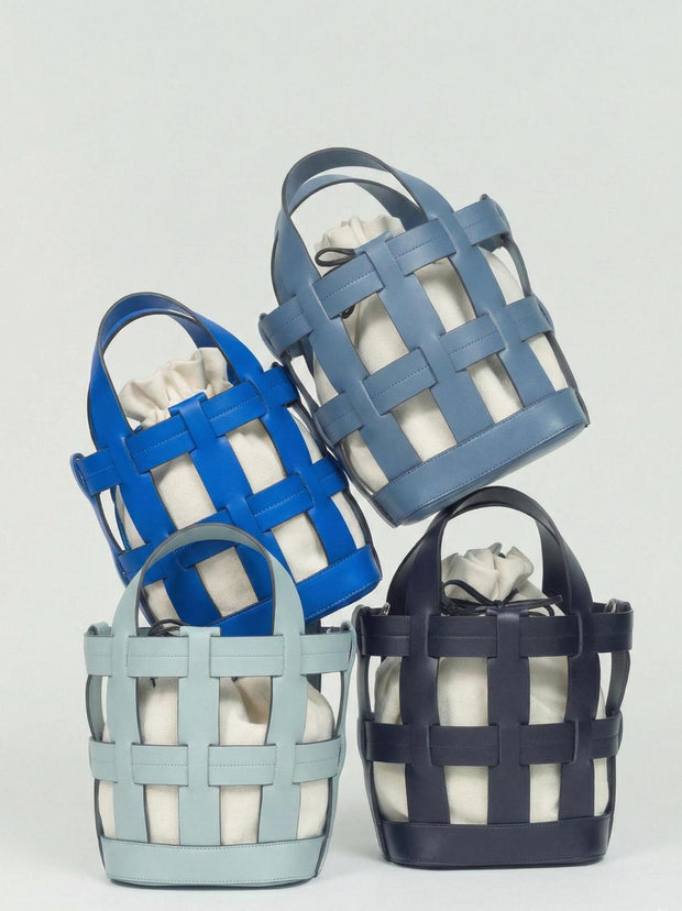 ベストセラー】WOVEN BASKET BAG – BLUE×PALANG(ブルーパラン)