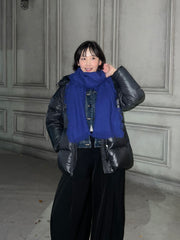 MY BLUE WOOL MUFFLER