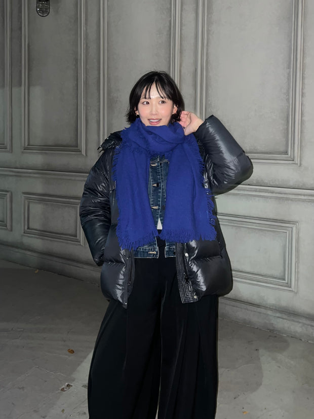 MY BLUE WOOL MUFFLER