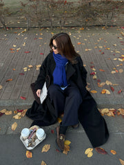 MY BLUE WOOL MUFFLER