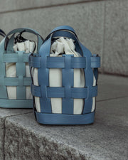 【ベストセラー】WOVEN BASKET BAG（3color）