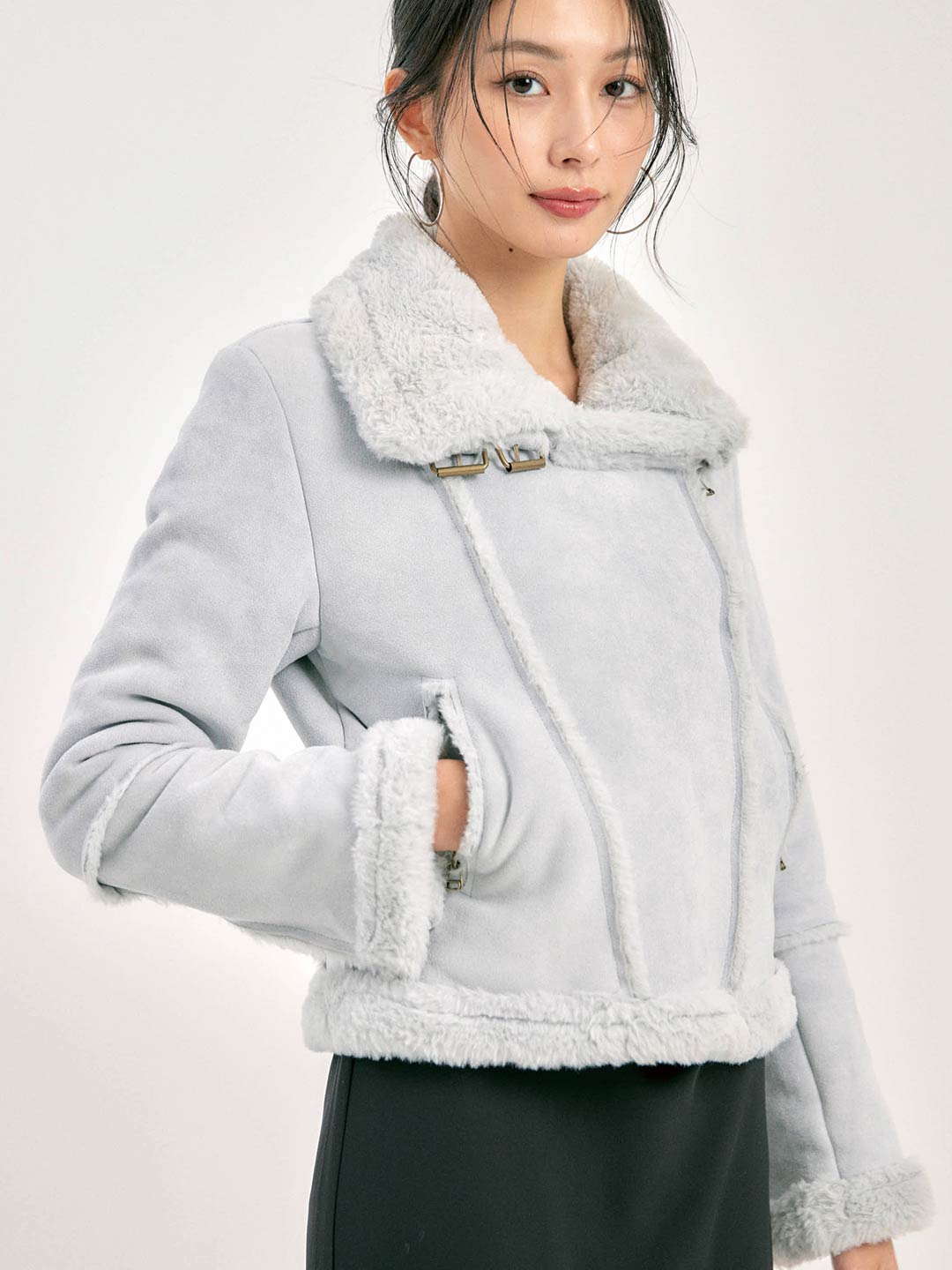 SOLD OUT】FUR BOA JACKET – BLUE×PALANG(ブルーパラン)