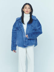 【NEW_残り1点】FUR SHIRT JACKET