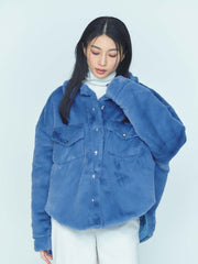 【NEW_残り1点】FUR SHIRT JACKET