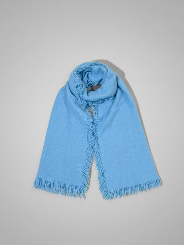 MY BLUE WOOL MUFFLER