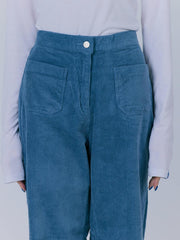 【NEW_BLUE/残りわずか】CORDUROY POCKET PANTS（2color）