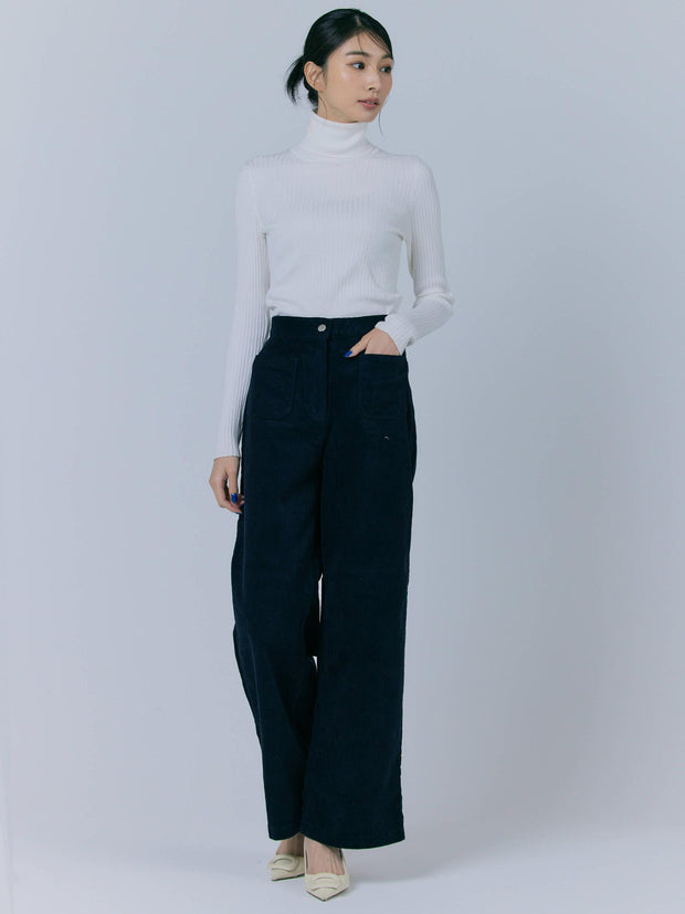 【NEW_BLUE/残りわずか】CORDUROY POCKET PANTS（2color）