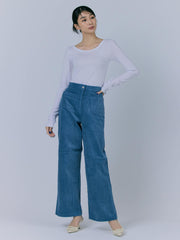 【NEW_BLUE/残りわずか】CORDUROY POCKET PANTS（2color）